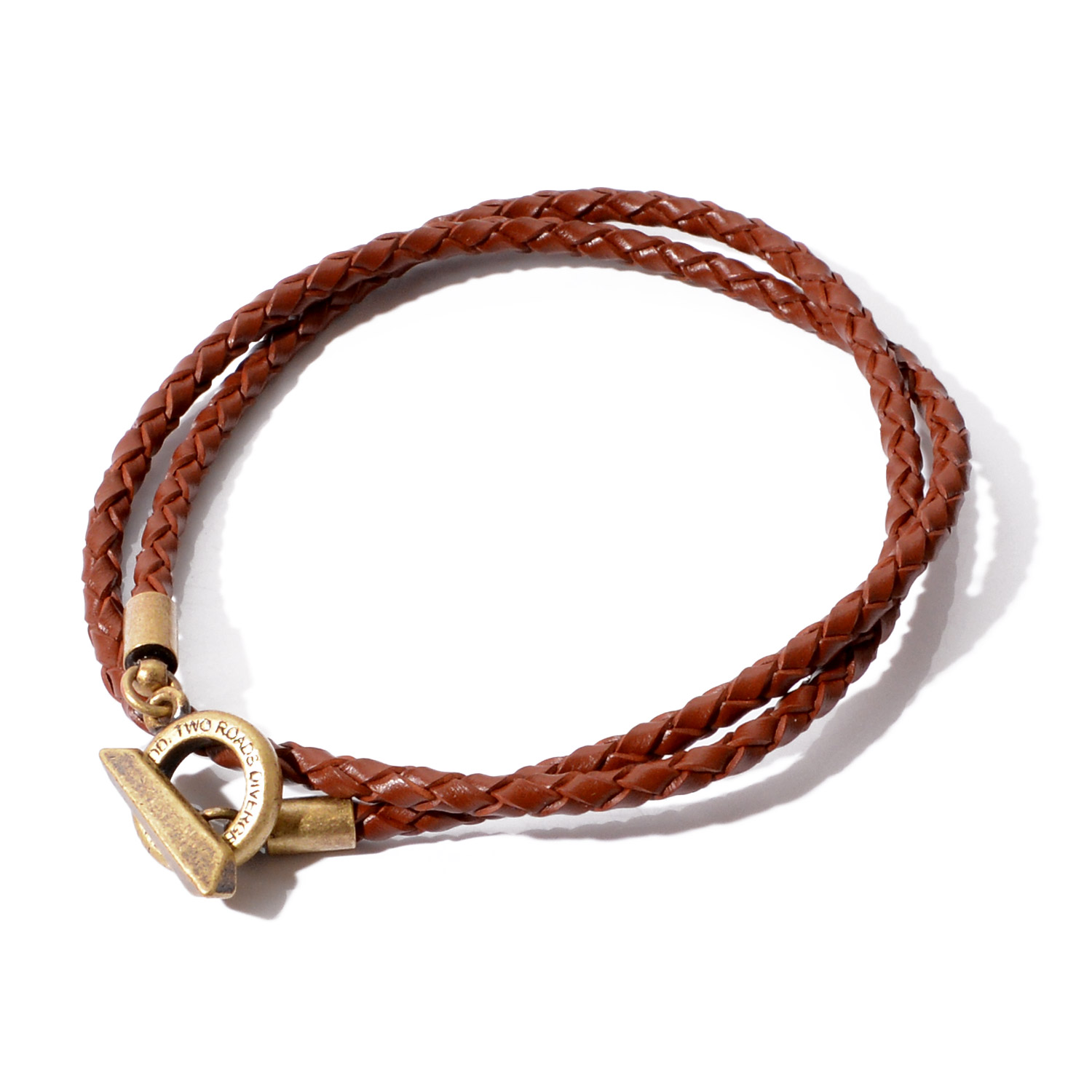 ☆超美品☆FERRAGAMO 2連ブレスレット 編み込みレザー ブラウン メンズ ☆超美品☆FERRAGAMO 2連ブレスレット 編み込みレザー ブラウン メンズ