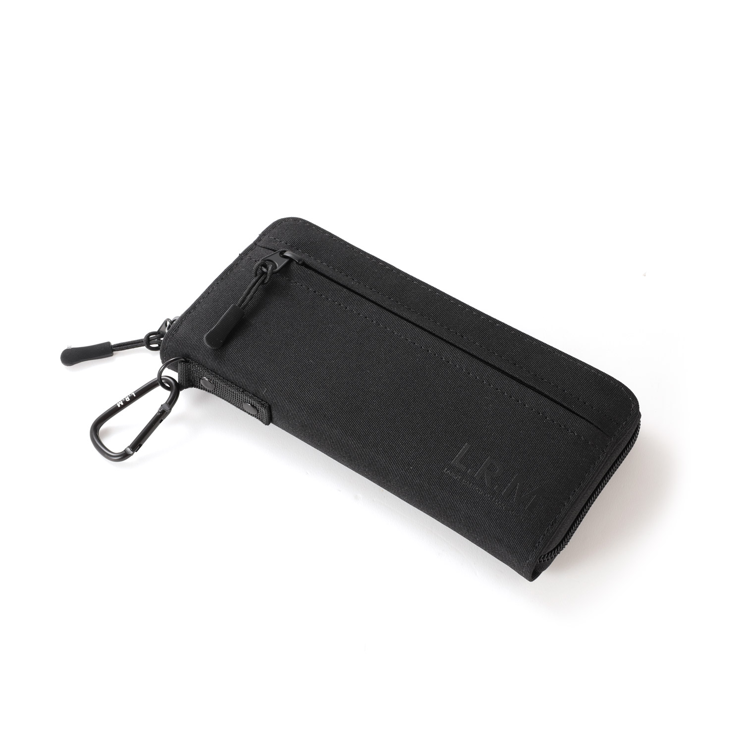 未使用 PORTER フィールド レザー×キャンバス長財布 カラビナ付き 長財布 財布 メンズ ラウンドファスナー 大容量 ナイロン カラビナ付き