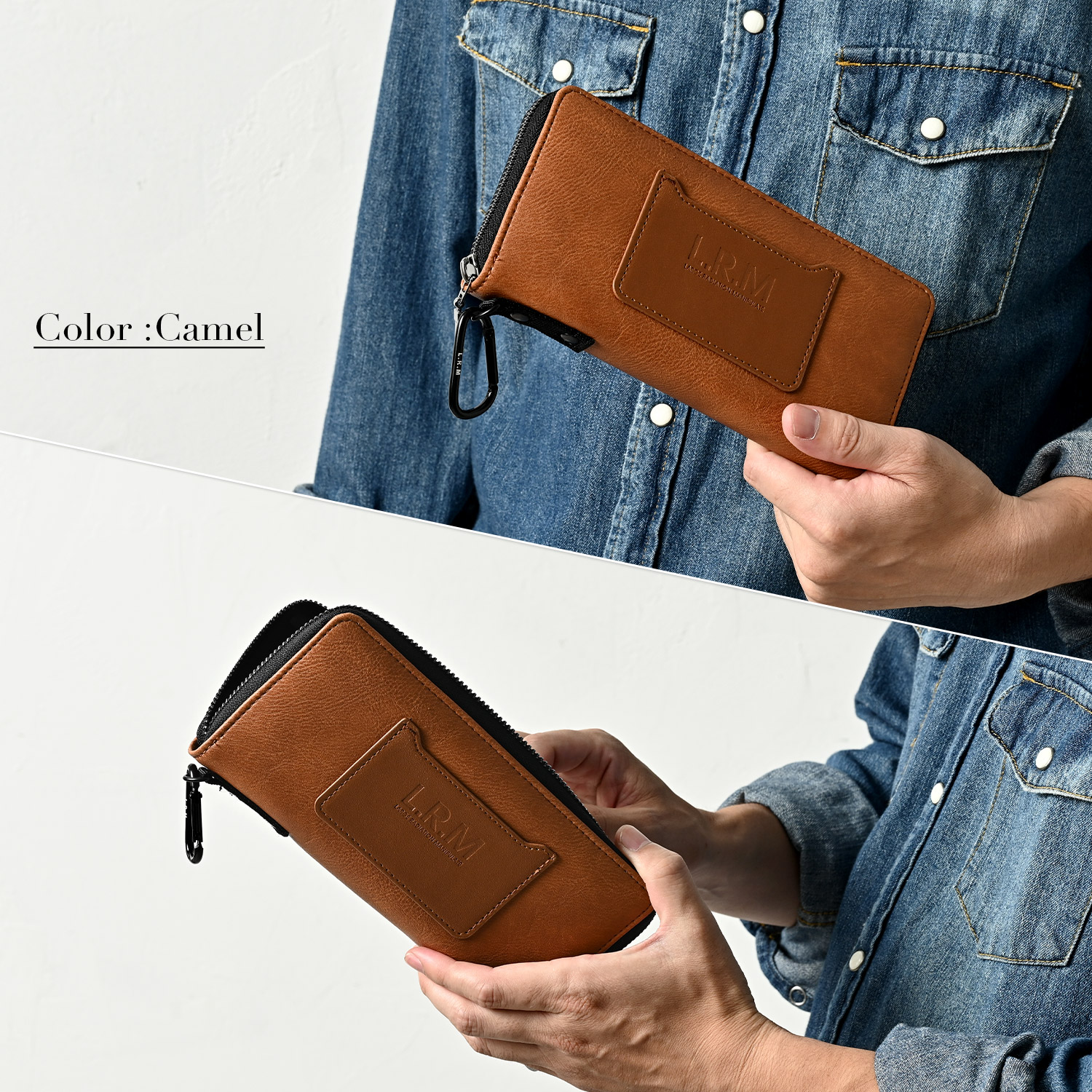 ハ*ナ様 （定価150万以上！）モラビト（長財布） 長財布 メンズ ラウンドファスナー 財布 大容量 レザー 革 カラビナ