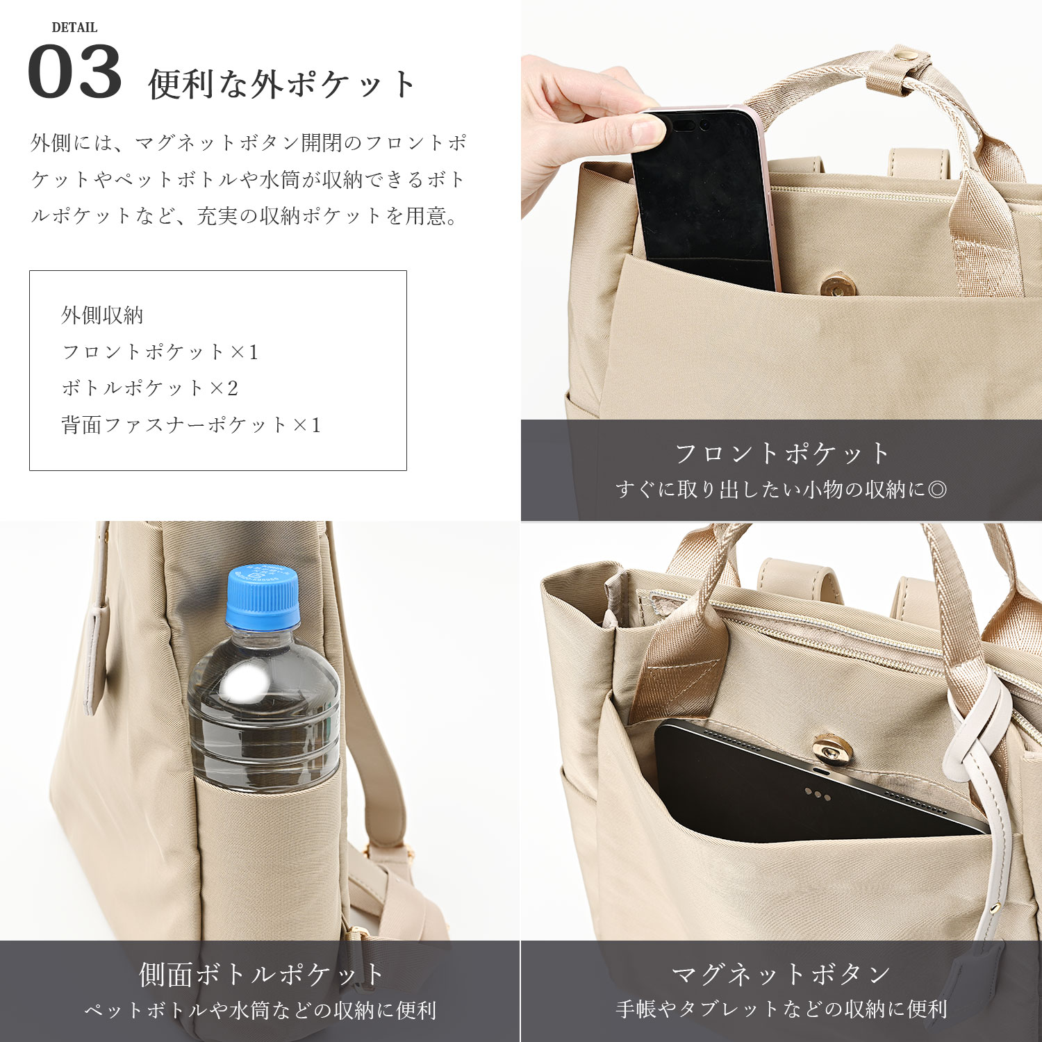 リュック レディース 通勤 通学 A4 大容量 軽量 撥水 ナイロン 2way 