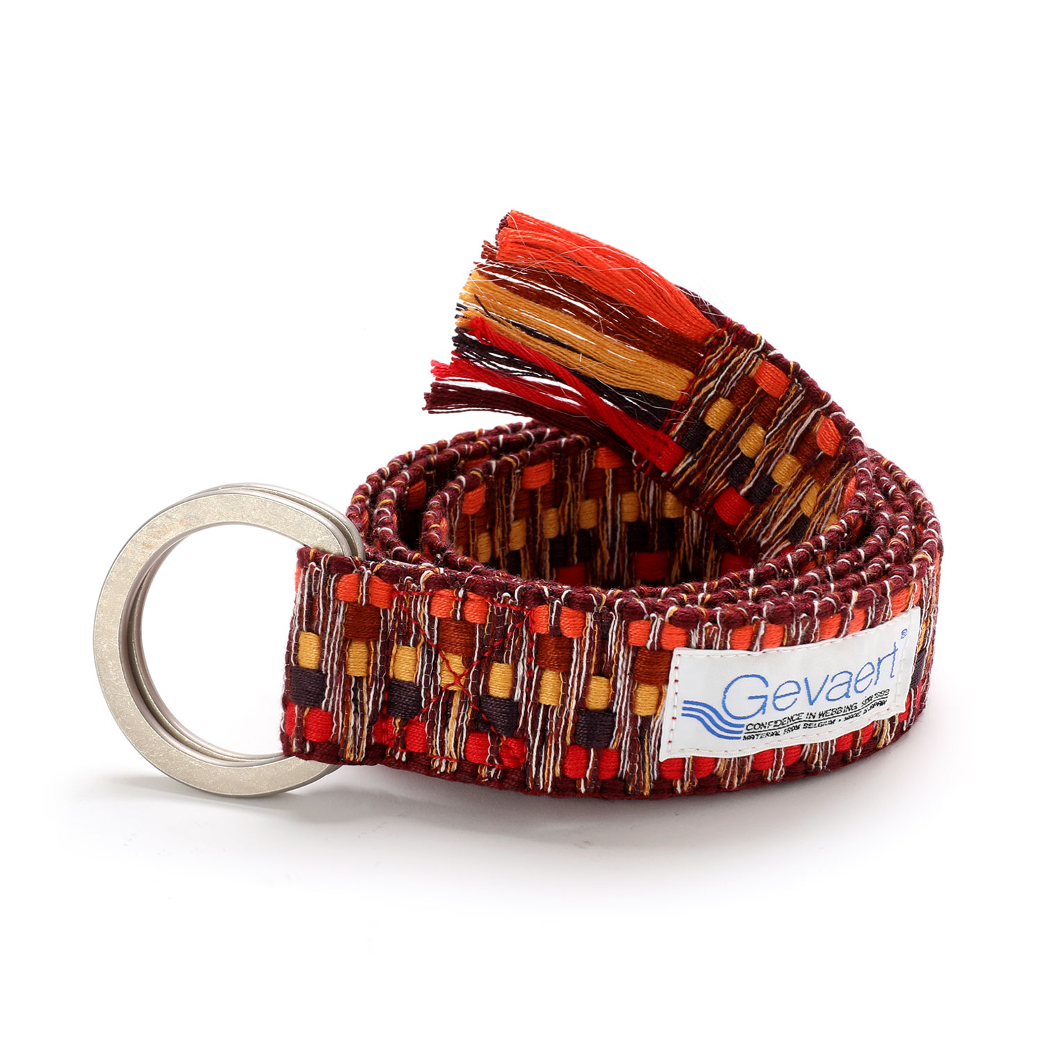 ゲバルト ベルト メンズ レディース カジュアル 日本製 ストライプ