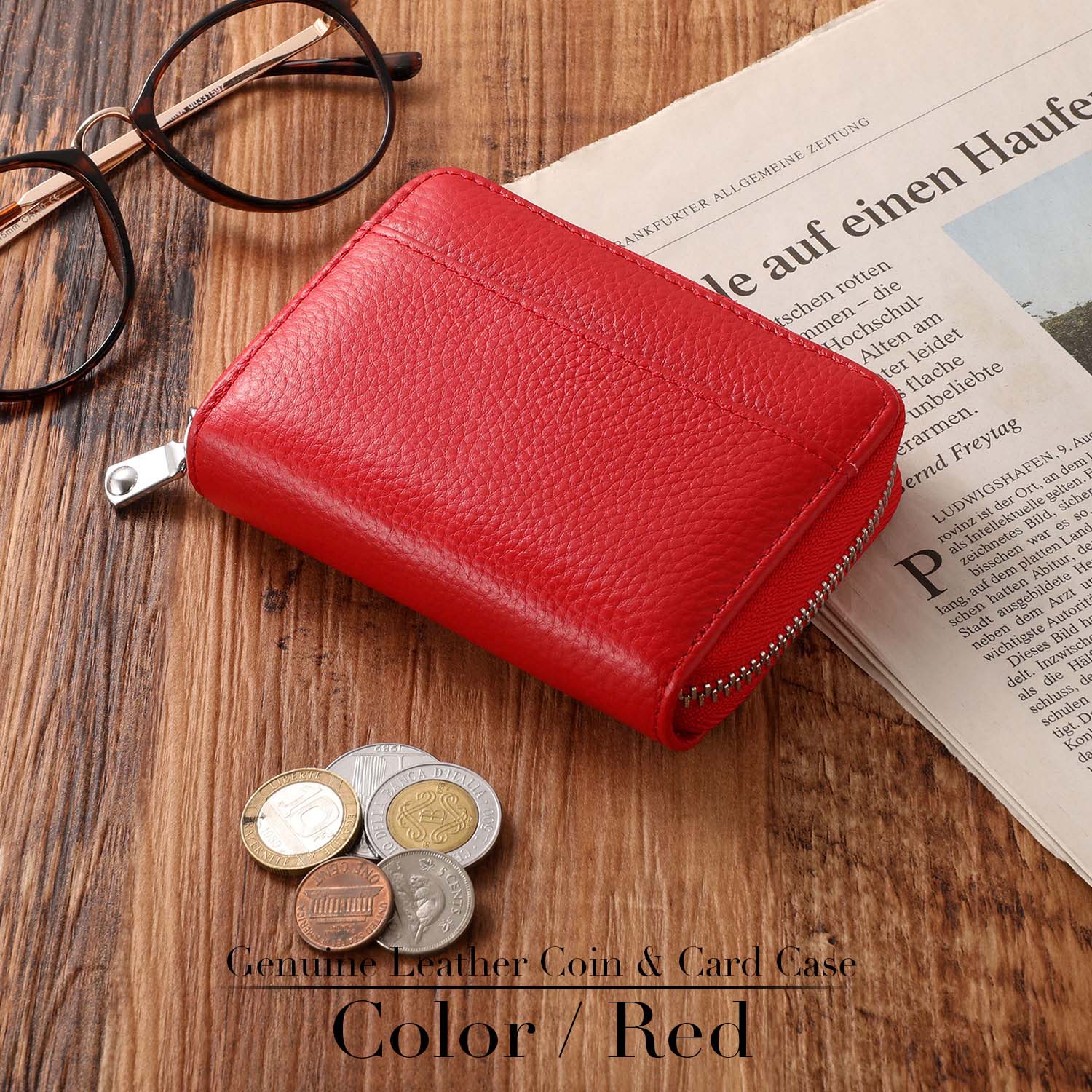 コインケース 小銭入れ レディース メンズ 本革 レザー ファスナー