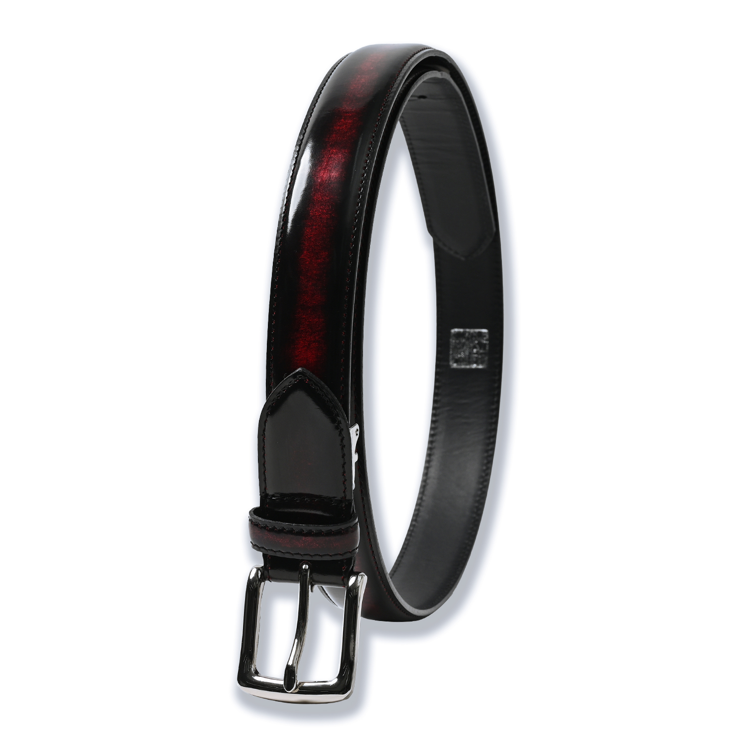 アドバンガラス レザーベルト 長沢ベルト工業 幅2.8cm ギフトボックス付