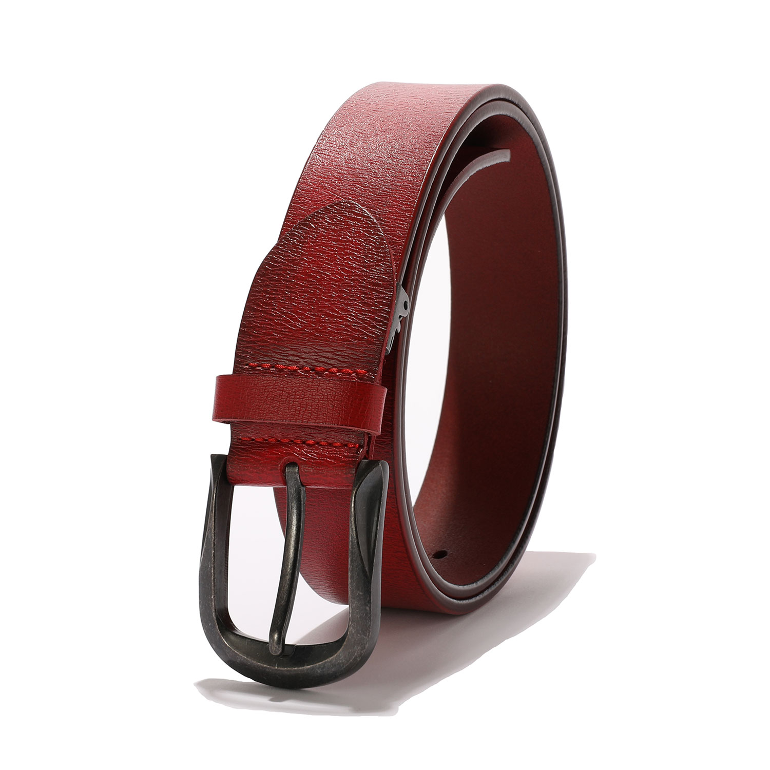 ベルト メンズ カジュアル 本革 革 レザー 38mm幅 太め 長め 大きい