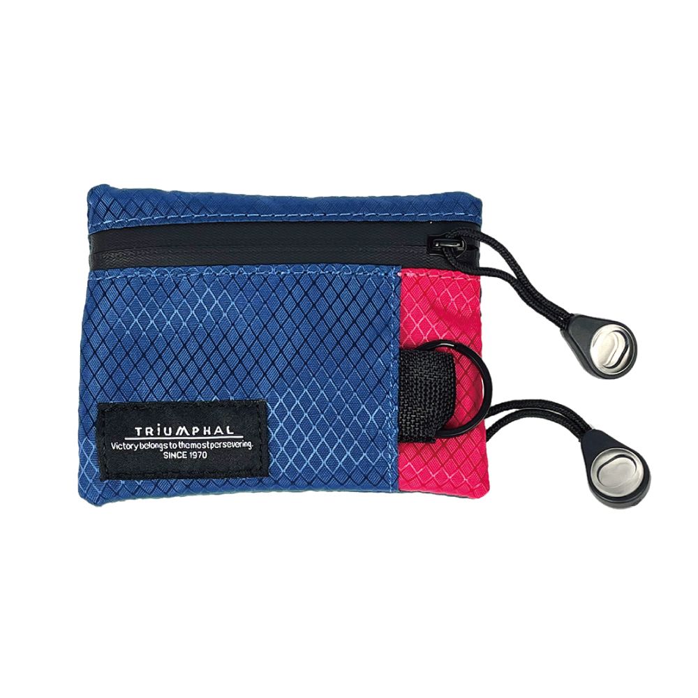 美品 オロビアンコ キーケース ジッパー付き ピンク ナイロン 小銭入れ