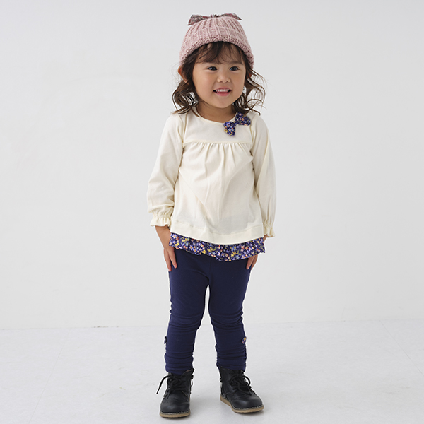 センスオブワンダー(sense of wonder)9分丈リボンレギンス【S030124