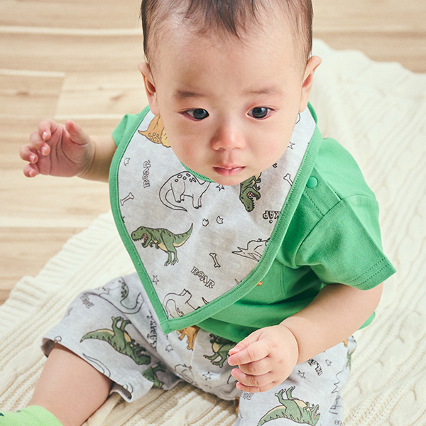 クレードスコープ(kladskap)恐竜柄スタイ【30％OFF】【SALE】【O_30  