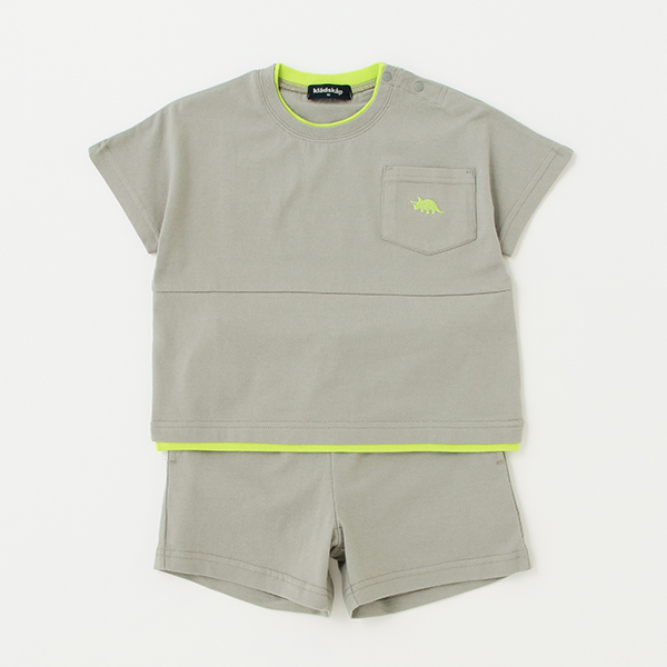 kladskap（クレードスコープ） ポケつきワイドTシャツセットアップ