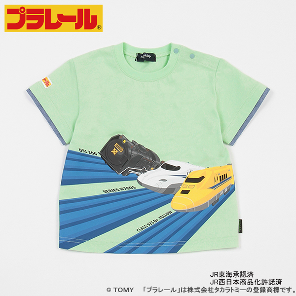 クレードスコープ(kladskap)【プラレール】3車種半袖Tシャツ : 5341204