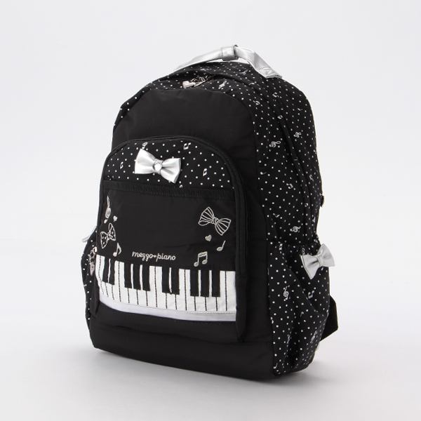 mezzo piano メゾピアノ(mezzo piano)リボンつきピアノリュック（大