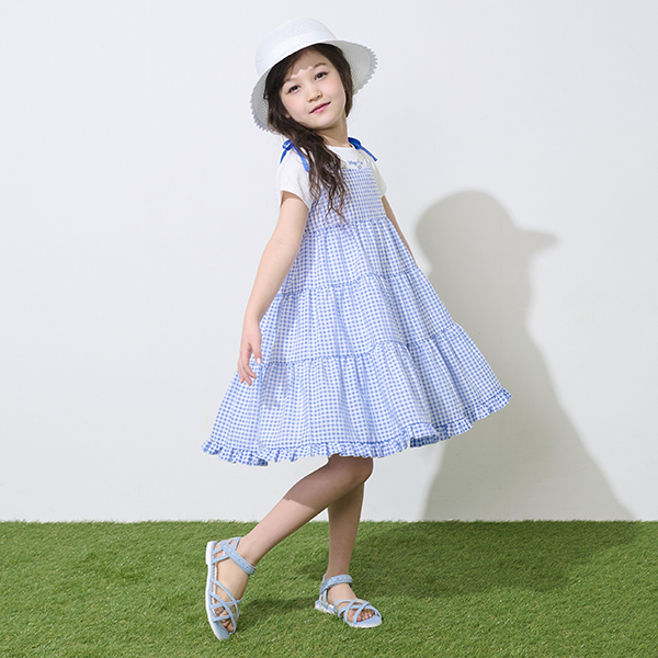 mezzo piano メゾピアノ(mezzo piano)キャミワンピース&半袖T mezzo piano メゾピアノ(mezzo piano)キャミワンピース&半袖T