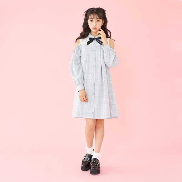 mezzo piano Junior メゾピアノジュニア(mezzo junior)リボンつき  