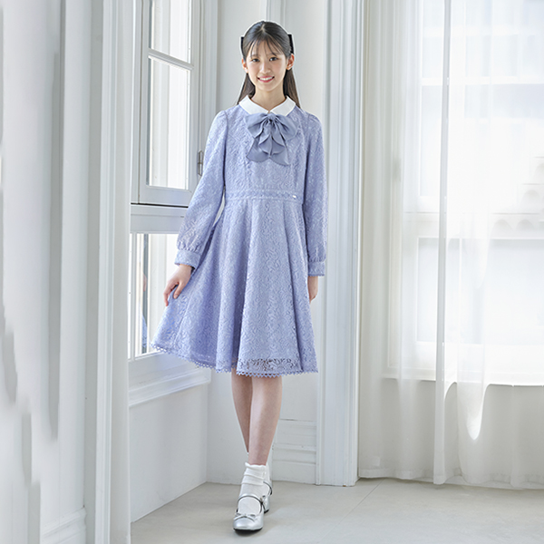 一度着用 ポンポネットジュニア ワンピース 卒服 メゾピアノ