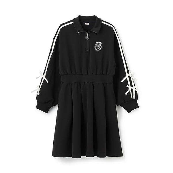 mezzo piano Junior（メゾピアノ ジュニア） ハーフジップサイドリボン