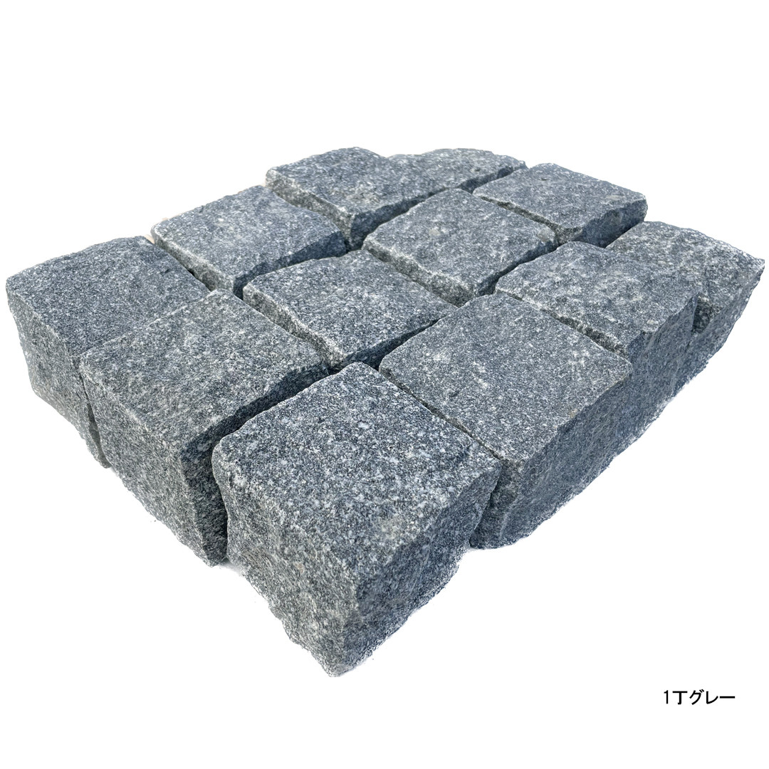 ピンコロ石 1丁 12個セット ベトナム産 バサルト グレー 選べる2色 90