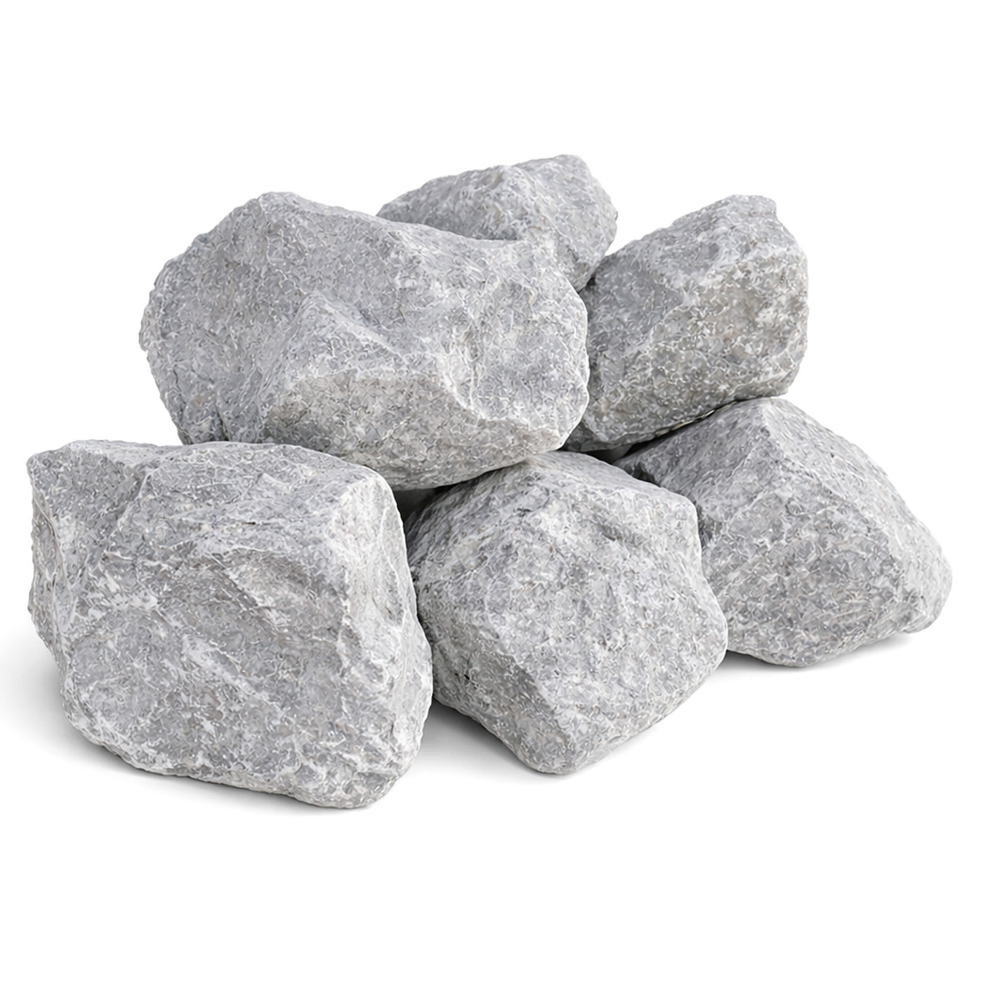 割栗石 20kg 庭石 砕石 ロックガーデン ドライガーデン 天然石 石灰岩