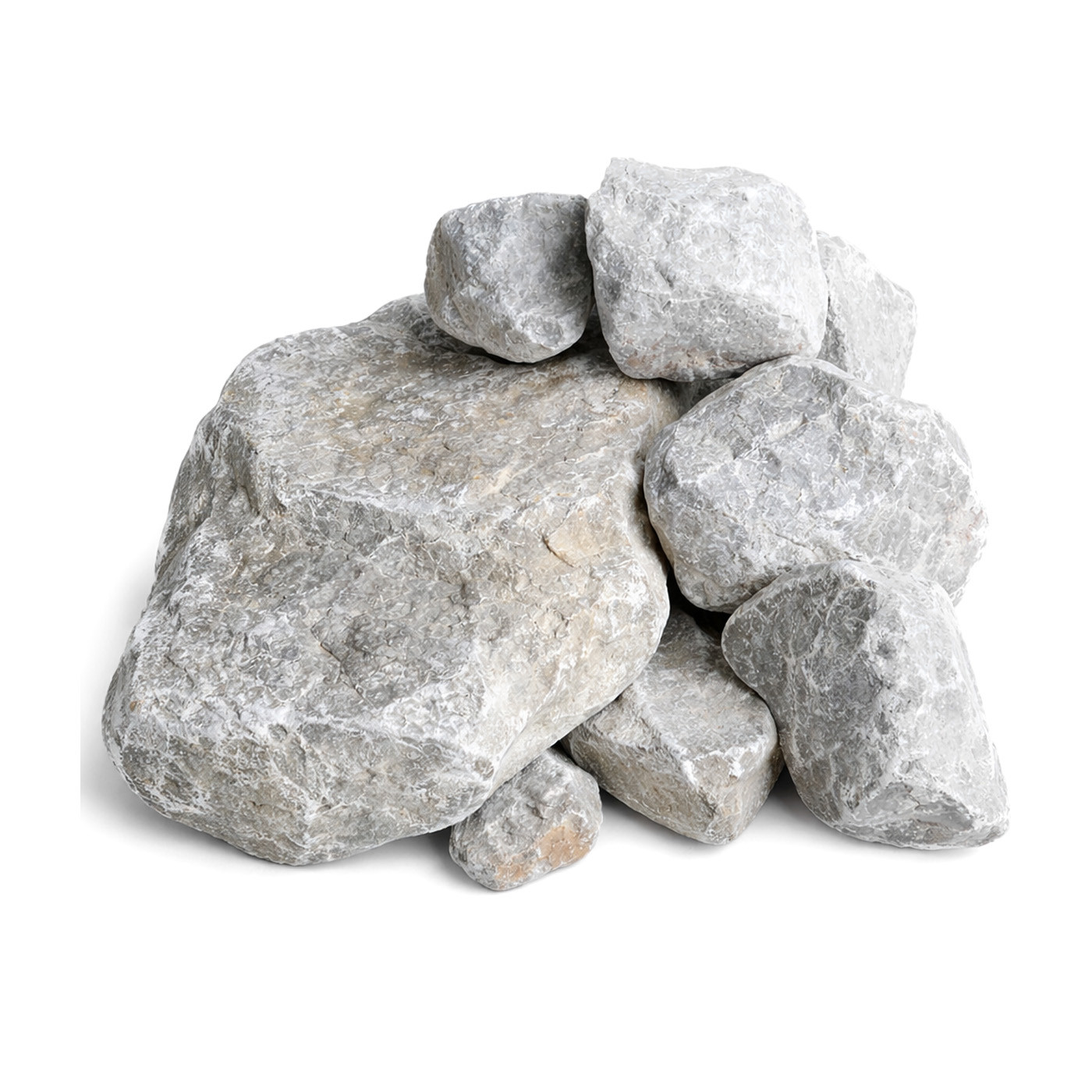 割栗石 20kg 庭石 砕石 ロックガーデン ドライガーデン 天然石 石灰岩