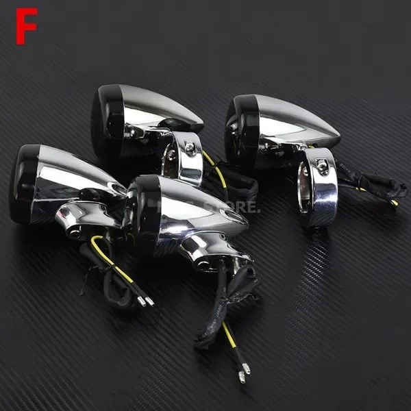 並行輸入品 バイク カスタム フロント 39mmledウィンカーインジケータライト移転フォークスポーツスター カスタムパーツ 部品 アクセサリーの画像