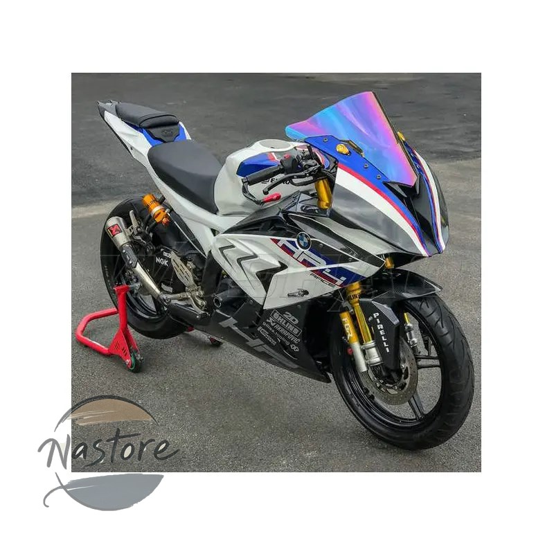 並行輸入品 BMW バイク 部品 カスタムパーツ アクセサリー ダブルバブル風防 ウインドスクリーンスクリーン 2015-18 s1000rr s 1000 rr 1000rrの画像