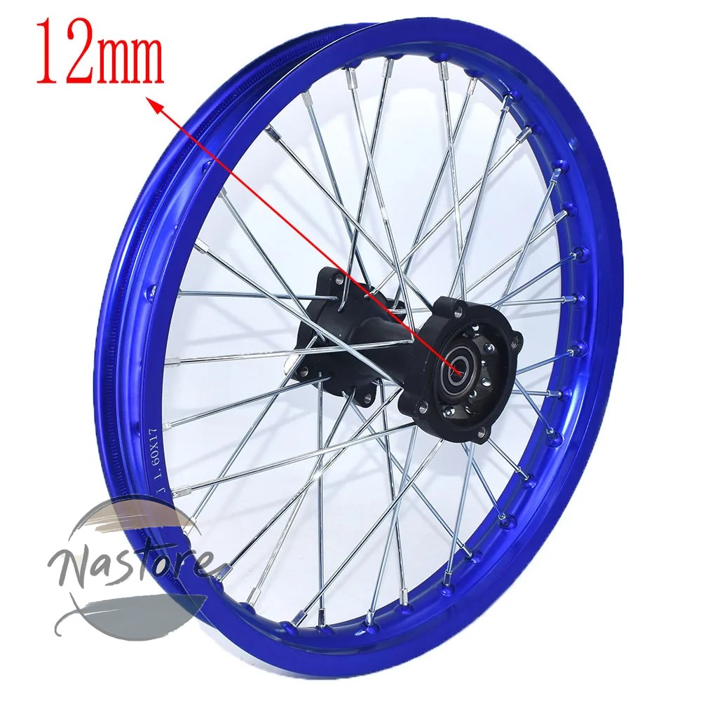 並行輸入品 1.60x 17 inch rear rims aluminum alloy disc plate wheel 1.60 x 17インチinch for klx crf kayo apollo bse pit bike dit 部品 カスタムパーツ_8