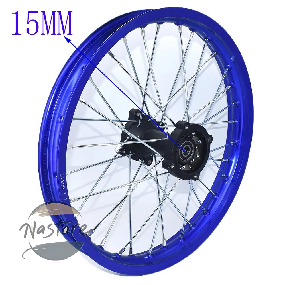 並行輸入品 1.60x 17 inch rear rims aluminum alloy disc plate wheel 1.60 x 17インチinch for klx crf kayo apollo bse pit bike dit 部品 カスタムパーツ_1