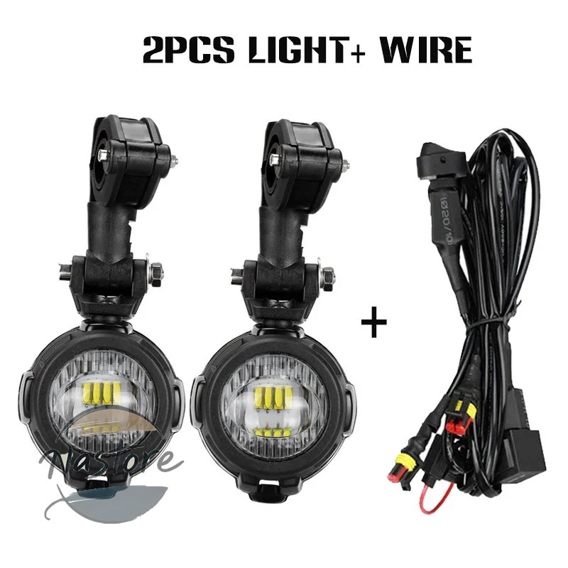 並行輸入品 ホンダ honda バイク universal driving aux lights BMW ドゥカティ カワサキ スズキ front head light waterproof fog lamp カスタムパーツ 部品の画像