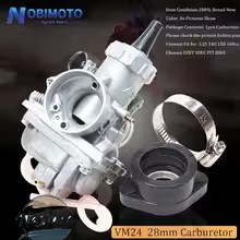 並行輸入品 vm24 ホンダ honda バイク ラバーアダプター 二輪 キャブレター 28mm pe28 スズキ 125 150 160cc ダートピット カスタムパーツ 部品 アクセサリーの画像
