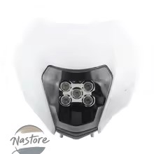 並行輸入品 バイク ヘッドライト ヘッド ライト プレート led フェアリング モトクロス 汚れ 超 エンデューロ ktm exc sx mx 250 300 カスタムパーツ 部品_8
