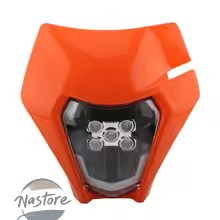 並行輸入品 バイク ヘッドライト ヘッド ライト プレート led フェアリング モトクロス 汚れ 超 エンデューロ ktm exc sx mx 250 300 カスタムパーツ 部品_9