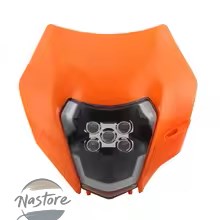 並行輸入品 バイク ヘッドライト ヘッド ライト プレート led フェアリング モトクロス 汚れ 超 エンデューロ ktm exc sx mx 250 300 カスタムパーツ 部品_10