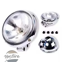 並行輸入品 ホンダ バイク ヘッドライト cvk dc 12v ヘッドランプ ハーレー 883 スティード カスタムパーツ 部品 アクセサリーの画像