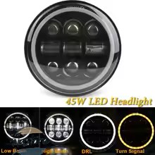 並行輸入品 バイク ヘッドライト 5 3/4インチ led ヘッドランプ 5.75インチ faro moto ライト カスタムパーツ 部品 アクセサリー_9