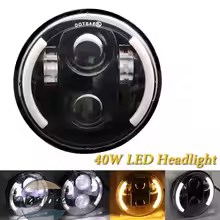 並行輸入品 バイク ヘッドライト 5 3/4インチ led ヘッドランプ 5.75インチ faro moto ライト カスタムパーツ 部品 アクセサリー_3