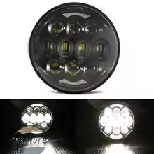 並行輸入品 バイク ヘッドライト 5 3/4インチ led ヘッドランプ 5.75インチ faro moto ライト カスタムパーツ 部品 アクセサリー_4