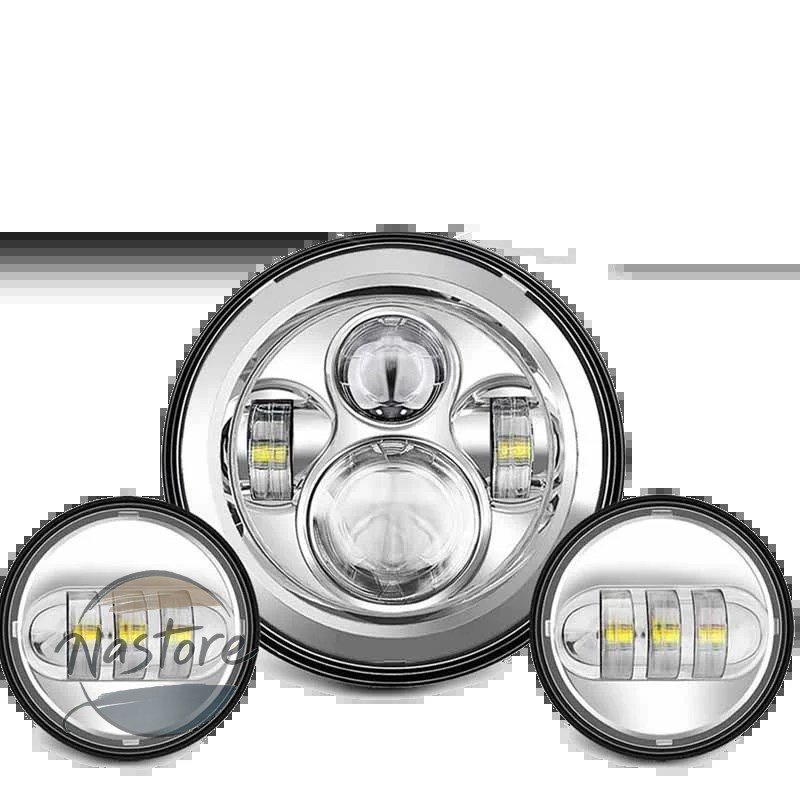 並行輸入品 バイク フォグランプ ヘッドライト ヘッド ライト 補助 led パスライト ハーレー ツーリングランプ エレクトリックグライド カスタムパーツ 部品_5