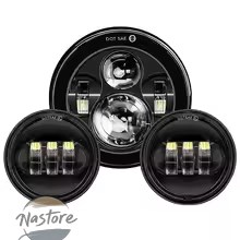並行輸入品 バイク フォグランプ ヘッドライト ヘッド ライト 補助 led パスライト ハーレー ツーリングランプ エレクトリックグライド カスタムパーツ 部品_7