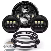 並行輸入品 バイク フォグランプ ヘッドライト ヘッド ライト 補助 led パスライト ハーレー ツーリングランプ エレクトリックグライド カスタムパーツ 部品_9