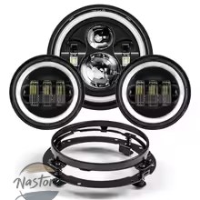 並行輸入品 バイク フォグランプ ヘッドライト ヘッド ライト 補助 led パスライト ハーレー ツーリングランプ エレクトリックグライド カスタムパーツ 部品_11