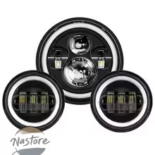 並行輸入品 バイク フォグランプ ヘッドライト ヘッド ライト 補助 led パスライト ハーレー ツーリングランプ エレクトリックグライド カスタムパーツ 部品_4