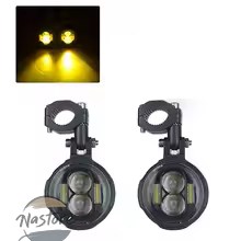 並行輸入品 バイク ヘッドライト ヘッド ライト led プロジェクターレンズモトランプ フォグライト カスタムパーツ 部品 アクセサリーの画像