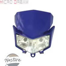 並行輸入品 バイク ヘッドライト ヘッド ライト オフロードツインデュアルライトカワサキ カワサキ klx 250 250s 250sf d-トラッカー x カスタムパーツ 部品_1