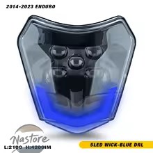 並行輸入品 バイク ヘッドライト ヘッド ライト ktm exc sxf xcw mx 2014 2023 ランプランプライトスーパーモトダート カスタムパーツ 部品 アクセサリー_4