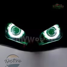 並行輸入品 バイク ヘッド ヘッドライト 部品 カスタムパーツ アクセサリー ライト カワサキ versys 650 1000 2015 2018の画像