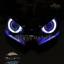 並行輸入品 バイク ヘッド ヘッドライト 部品 カスタムパーツ アクセサリー ライト カワサキ versys 650 1000 2015 2018の画像