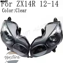 並行輸入品 zx14r カワサキ バイク ヘッドライト 2006 14 フロント ヘッドランプ カスタムパーツ 部品 アクセサリーの画像