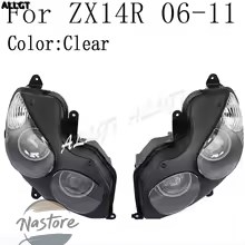 並行輸入品 zx14r カワサキ バイク ヘッドライト 2006 14 フロント ヘッドランプ カスタムパーツ 部品 アクセサリーの画像