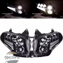 並行輸入品 ホンダ honda バイク フロント ヘッド ヘッドライト ライト 120w ランプ \u0026 ライト54 ワット led フォグランプ glの画像