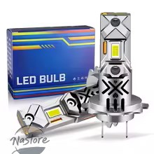 並行輸入品 z900 バイク ヘッドライト ヘッド 1 2 個 canbus カワサキ z800 z250 z1000 led プラグアンドプレイ ライト 高 低 h7 12v カスタムパーツ 部品の画像