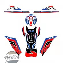 並行輸入品 f900 バイク タンク パッド ステッカー キット 防水 gs adv 3dエポキシ樹脂 カスタムパーツ 部品 アクセサリー_5