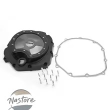 並行輸入品 バイク 部品 カスタムパーツ アクセサリー aftermarket parts カワサキ zx14r zzr1400 2006 2022 black right engine clutch cover see through_3